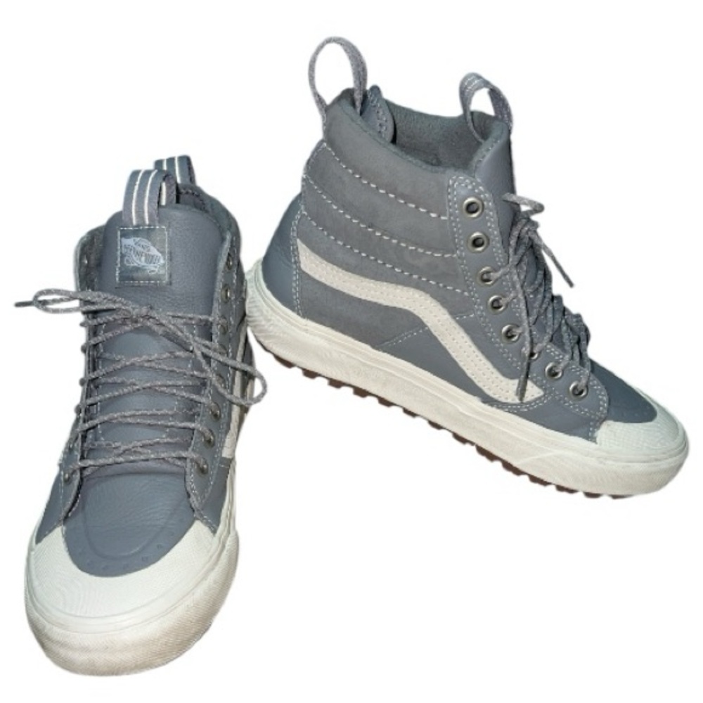 Vans Sk8-Hi MTE 2.0 DX Gray Weatherproof Lug Sole Sneakers 7‎